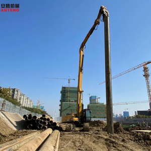 Martello Vibrante Idraulico Robusto ANTENG V300 con Motore e Ingranaggi per Attacco Escavatore 2800 RPM, Usato in Impianti Solari e Settore Marino - Product Image 2