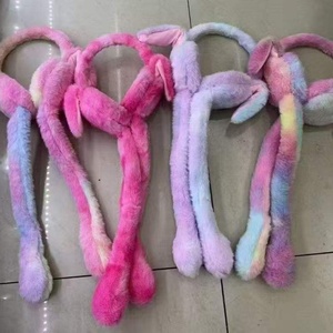 ที่ปิดหูรูปกระต่ายน่ารัก สีสันสดใส หมวกตุ๊กตาขนนุ่ม หูกระต่ายขยับได้ ที่ปิดหูสำหรับนักเรียน คู่รัก ป้องกันความหนาวเย็นในฤดูหนาว ที่ปิดหูรูปกระต่ายขนนุ่ม - Product Image 3