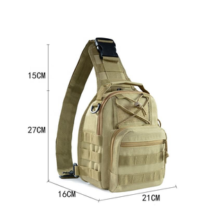Bolsa Deportiva Impermeable de Tela Oxford con Camuflaje, Bolsa Táctica de Hombro Único para Exteriores con Forro de Poliéster - Product Image 2