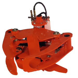 EU WEMAX Excavator Forestry <b>Machinery</b> Hydraulic Log Grapple Saw with Rotating Grab <b>Tree</b> Shear - Product Image 4