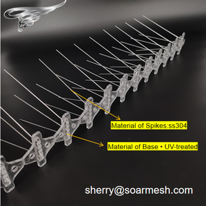 Hebei Bird Spikes Anti Pigeon Goutieres Control efectivo de plagas para infestaciones de aves y palomas - Product Image 6