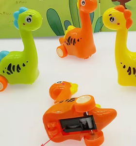 Jouet de voiture en plastique à inertie, dinosaure à long cou de style classique, <span class=keywords><strong>boomerang</strong></span>, jouet d'animaux de puzzle pour la maternelle, petits prix unisexes - Product Image 5