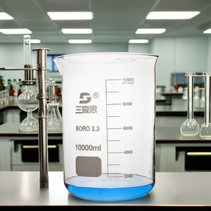 उच्च तापमान प्रतिरोधी ग्लास बेकर्स, स्आउट के साथ बीकर, कम बीकर प्रयोगशाला उपकरण 10000 मिलीलीटर - Product Image 6