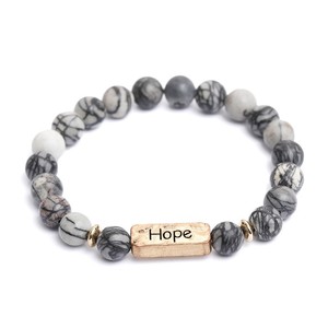 Pulsera <span class=keywords><strong>de</strong></span> Cuentas con Energía Positiva, Regalo Unisex <span class=keywords><strong>de</strong></span> Moda con Piedra Natural - Product Image 5