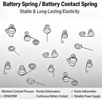 Ressorts de contact de batterie à compression en fil de nickel AA/AAA personnalisés par le fabricant, micro-ressorts, ressorts tactiles
