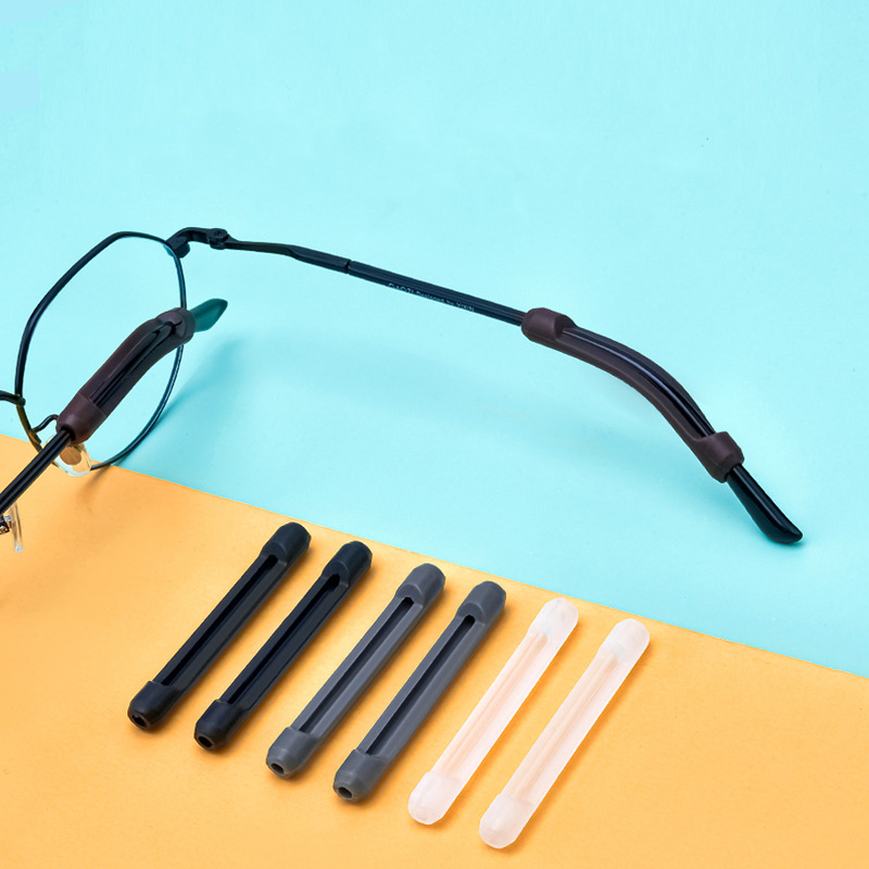 Оптовая продажа, мягкий силиконовый ушной держатель для очков, противоскользящий ушной крючок для очков, наконечник для дужек, держатель