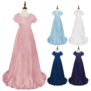 Vestido de Gala Medieval de Última Moda para Mujer, Disfraz de Princesa Vintage, Cosplay, Manga Larga, Largo hasta el Suelo - Product Image 1