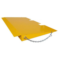 Rampe de conteneur robuste de 8 tonnes, plaque en acier pour quai, pour le chargement et le déchargement par chariot élévateur, plateforme de rampe haute capacité