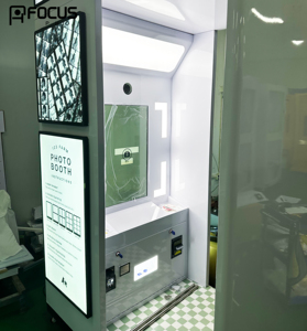 JLJ White All-in-one <strong>Photo</strong> <strong>Booth</strong> Digital <strong>Photo</strong> <strong>Booth</strong> Shell Dslr Photobooth Vending Machine Selfie <strong>Photo</strong> <strong>Booth</strong> Machine - Product Image 3