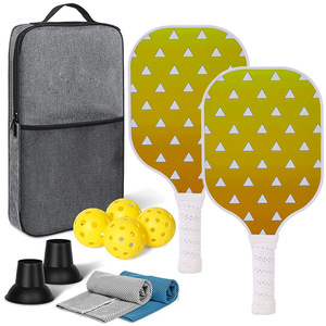 Pickleball Racket Set 2 Rackets 4 Balls <b>Nylon</b> Carry Bag Anti <b>Slip</b> Training Equipment - Product Image 4