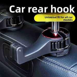 Gancio Universale <span class=keywords><strong>2</strong></span> in 1 per Poggiatesta Auto, Supporto Nascosto Regolabile per Telefono e Borsa, Accessori Interni Auto - Product Image 4