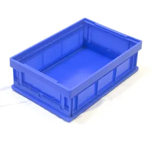 热销厂家物流手提袋收纳盒塑料盒板条箱可折叠塑料容器