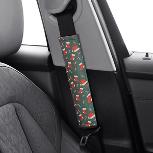 Couvre-ceinture de sécurité universel à motif de Noël, coussin d'épaule personnalisé pour la décoration de voiture - Product Image 4