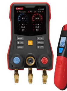 ชุดเกจวัดความดันดิจิตอล UNI-T UT336E พร้อมแคลมป์วัดอุณหภูมิไร้สาย 2 ตัว หน้าจอสี HD ขนาด 3.5 นิ้ว รองรับสารทำความเย็น 162+ ชนิด รับประกัน 1 ปี - Product Image 4