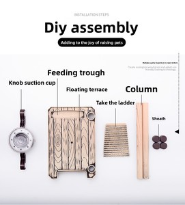 Plataforma Flotante Moderna <span class=keywords><strong>de</strong></span> Plástico para Tortugas, Isla Flotante para Acuario, Rampa <span class=keywords><strong>de</strong></span> Descanso para Aguas Altas, Caja <span class=keywords><strong>de</strong></span> Escalada para <span class=keywords><strong>Peces</strong></span> - Product Image 5