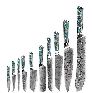 VG10 Aço Damasco Faca De Cozinha Set Faca Japonesa Faca Ocidental Chef Com alça De Graxa - Product Image 6