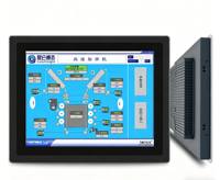 Nouvel écran d'ordinateur tout-en-un de contrôle industriel de 17,3 pouces, écran tactile capacitif DVI USB pour l'automatisation industrielle