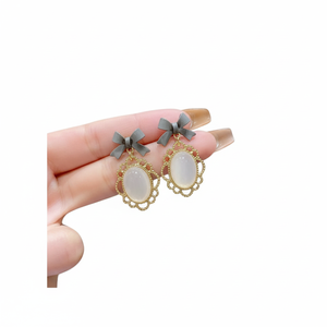 Vendita calda di tendenza stile coreano oro rosa oro rosa orecchini a farfalla Set gioielli di lusso per ragazze all'ingrosso - Product Image 2