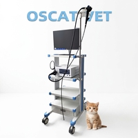 OSCAT Pet Medical Equipment EX-59 8mm Flexible Endoscope Full Kit with Biopsy Forceps and Pump for Small Animal Clinic