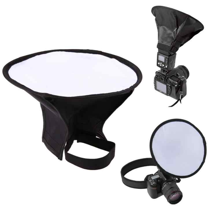 Mini Softbox Flash Diffuser 20cm Octagonal Soft Box for Speedlite 430EX 580EX 600EX SB900 SB800 SB700