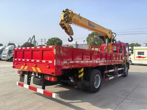 Camión Grúa Hidráulica Dongfeng de 220hp, 10 Toneladas, 5 Secciones, Chasis 4x2, Caja de Carga de 6m, Rotación Completa, Elevación Hidráulica - Product Image 4