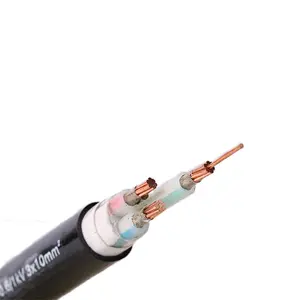 Low Voltage 5 Core Copper Conductor Steel Wire Armoured Xlpe Insulated Pvc Cable Price