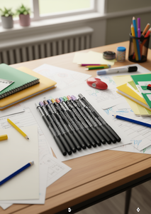 Set di matite colorate multicolore per scuola, ufficio, disegno artistico, articoli per scrittura - Product Image 2