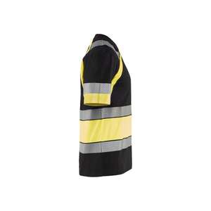 BLAKLADER - 342110309933XS <b>T</b>-<b>shirt</b> Black/<b>Hi</b>-<b>vis</b> yellow - EAN 7330509620168 <b>HI</b>-<b>VIS</b> WORKWEAR - Product Image 4