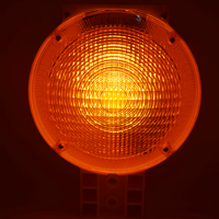 Lampe solaire transparente à LED en ambre, éclairage d'avertissement de la route, 932, bon marché