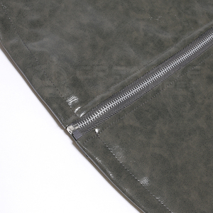 เสื้อแจ็กเก็ตผู้ชายสไตล์ไฮสตรีทแบบมีขาตั้งหนังวัวสีพื้นกันลมกันน้ำออกแบบได้ตามต้องการ - Product Image 6