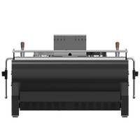Máquina de Espresso Profesional de Grado Comercial con Doble Grupo, Caldera Doble, Presión de 9 Bares y Funciones Programables