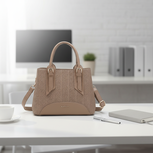 Sac fourre-tout en <span class=keywords><strong>cuir</strong></span> PU pour femmes avec fermeture à glissière, bandoulière réglable, grande capacité pour un usage quotidien - Product Image 5