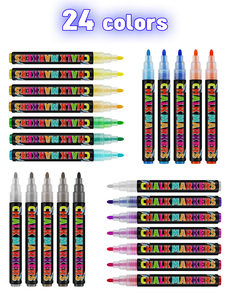 Nghệ thuật <span class=keywords><strong>Chalk</strong></span> Bút Sử Dụng Trên Bảng Đen/Windows/Bảng Đen/Dấu Hiệu/Thủy Tinh/Bistro Xóa Được <span class=keywords><strong>Chalk</strong></span> Đánh Dấu trẻ em Với Tẩy - Product Image 3