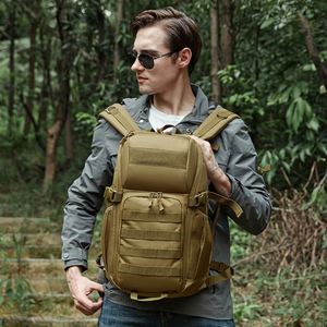 Large Capacity Outdoor Tactical <b>Backpack</b> Camouflage Sports Bag Fan Multifunctional Travel Mountaineering <b>Backpack</b> - Product Image 4