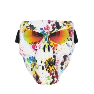 Lunettes de soleil sportives <span class=keywords><strong>Black</strong></span> <span class=keywords><strong>Friday</strong></span> Halloween, masque intégral de motocross, lunettes de moto polarisées coupe-vent avec masque tête de mort - Product Image 6