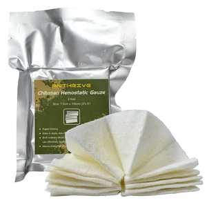 Anthrive 3'' x 5' Hemostatisch snelle-stollende bloedstelpende chitosan gaas voor tactische EHBO-traumakit IFAK - Product Image 5