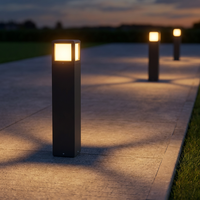 YMLED-6208 Ningbo Fabricant Éclairage extérieur Aluminium Rectangulaire Led Borne Lumineuse Module 20W