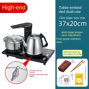 110V 220V Cordless Electric Kettle High Boron <b>Glass</b> 1.2L Capacity Household <b>Tea</b> <b>Pot</b> Set Automatic Pump Digital Control 1200W - Product Image 4