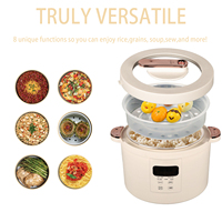 Cuiseur électrique silencieux multi-riz Outil de cuisine domestique avec fonction de séparation de la soupe Boîtier en plastique à usage domestique