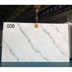 Groothandel Korting Kunstmatige Quartz Stone Quartz Platen Crystal Blue Quartz Aanrecht Slab Voor Verkoop