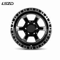 Jantes tout-terrain LSZD 15x10 Flow Formed 6x139.7 5x139.7 ET-44 Deep Dish pour Hilux Patrol Jimny