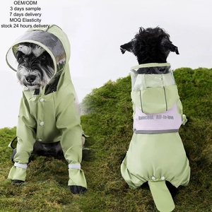 लक्जरी सरल पर्यावरण के अनुकूल पालतू वर्षाकोट ऑक्साइड कपड़े जलरोधी विंडप्रूफ विंडप्रूफ-पर्ची कुत्तों बिल्लियों के लिए-बारिश के दिन - Product Image 1