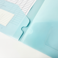 Carpeta de Archivo con Clip de Plástico PP de Primera Calidad, Colorida, Gruesa, Impermeable y Ecológica para Documentos de Oficina y Escolares