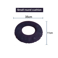 Coussin d'assise gonflable floqué doux, portable, pour soulager la pression, pour la rééducation médicale et l'usage domestique