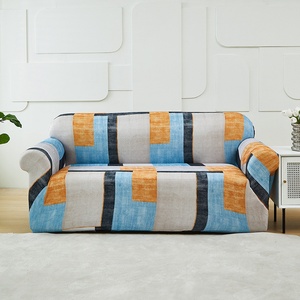 All-inclusive Modern Elastic Non-Slip Tight-Fitting Machine Washable Polyester Sofa Covers with Printed Pattern - Product Image 1