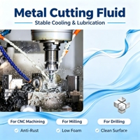 Concentré de liquide de refroidissement à base d'eau, fluide de coupe industriel de qualité universelle pour usinage CNC, rectification, taraudage, multi-matériaux