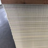 Exclusivo Transfronterizo Paneles de Pared Geométricos de WPC PVC Madera Plástico Decorativos de Núcleo Hueco de Bambú con Función a Prueba de Humedad