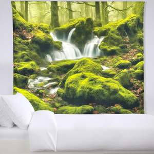 Tapisserie murale décorative personnalisée, tapisserie tissée, murale, tapis avec motif imprimé, tapiz pared, tenture murale, tissus, tapisserie - Product Image 4