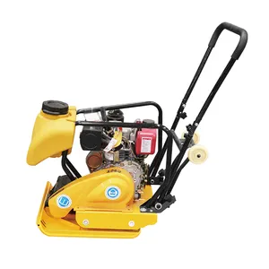 Small One-way Gasoline Electric Plate Compactor Foundation Asphalt Pavement Compaction Machinery