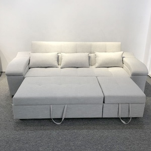 Tapisserie de sol en lin avec livraison gratuite, nouveau, blanc et gris, canapés convertible et 3 <span class=keywords><strong>places</strong></span> - Product Image 4